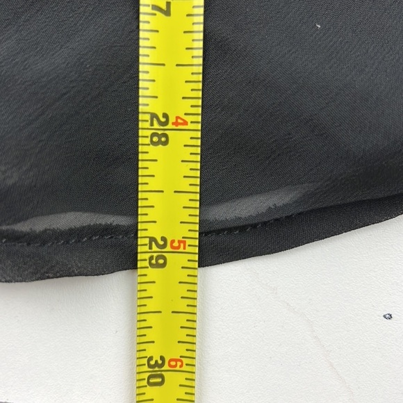 NWT Seductions sheer ruffled racerback long  tank tunic dress - Picture 6 of 8